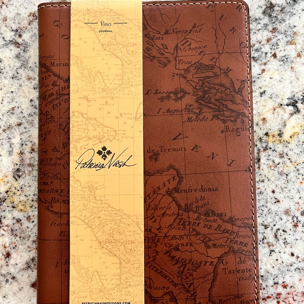 Patricia Nash Brown Map Journal